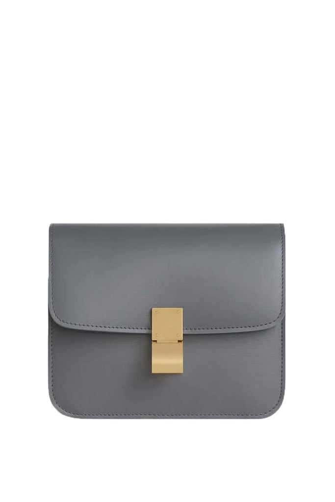 Celine Gold Smooth Leather Medium Box Bag