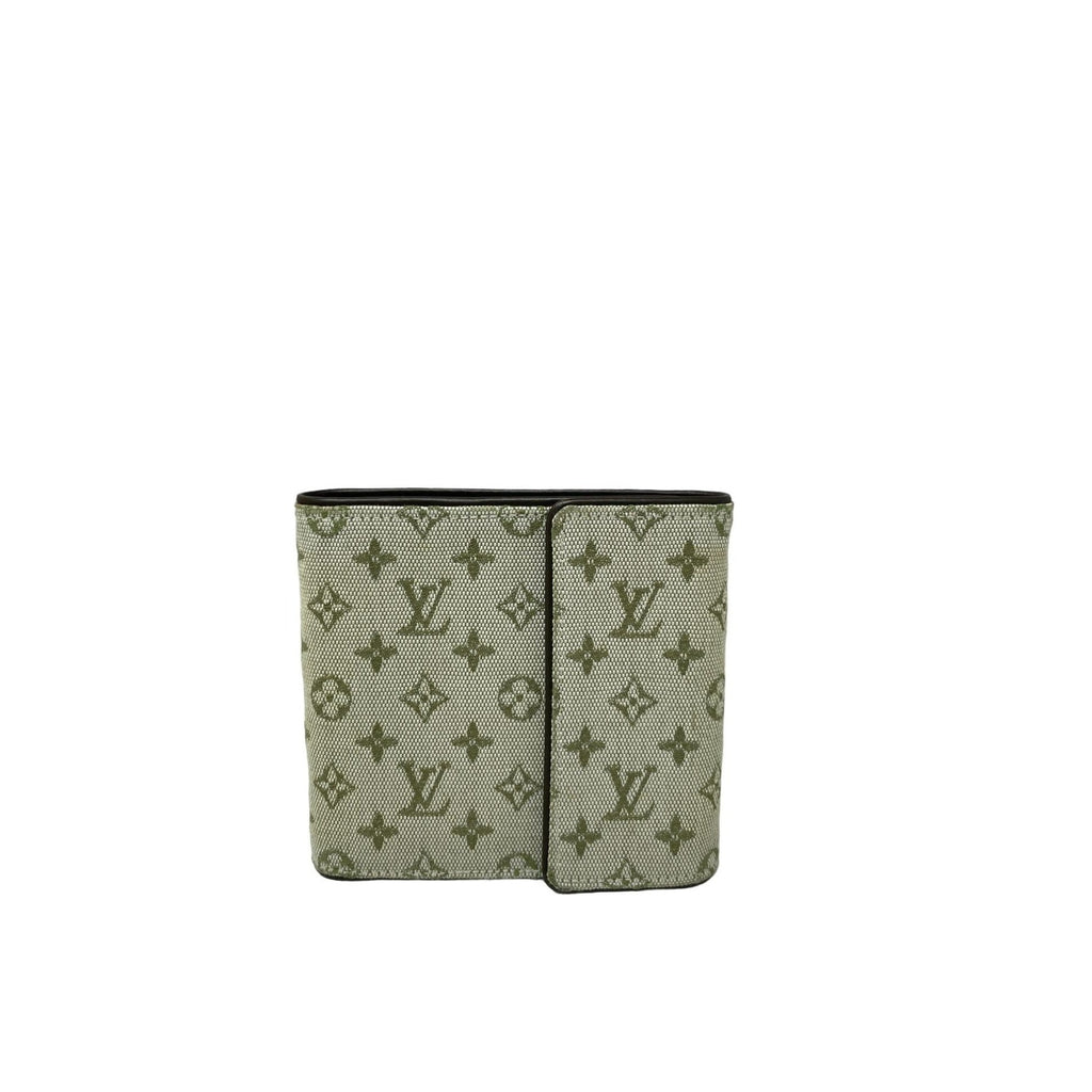 Louis Vuitton Monogram Mini Lin Pattern Porte-Billets Compact Wallet