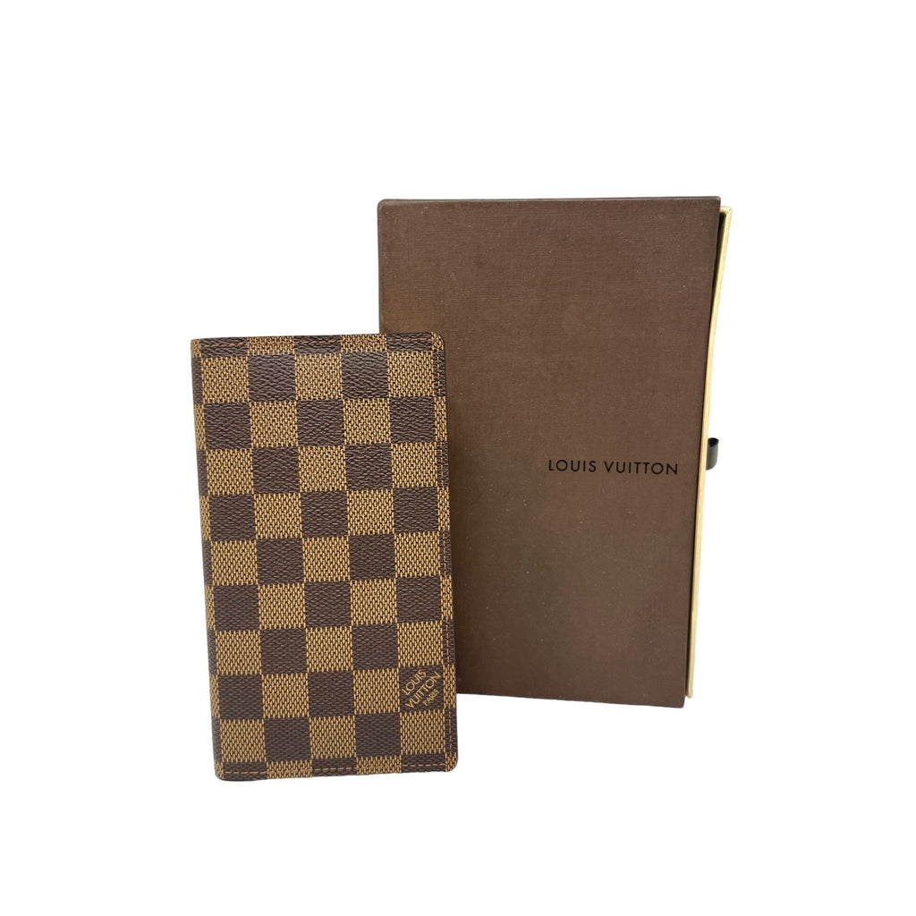 Louis Vuitton Damier Ebene Pocket Agenda Cover