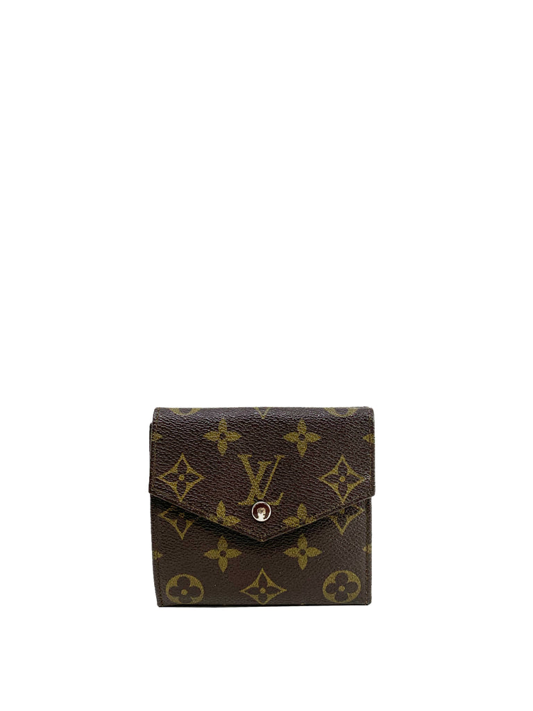 Louis Vuitton Monogram Canvas Vintage Flap Compact Wallet Louis Vuitton